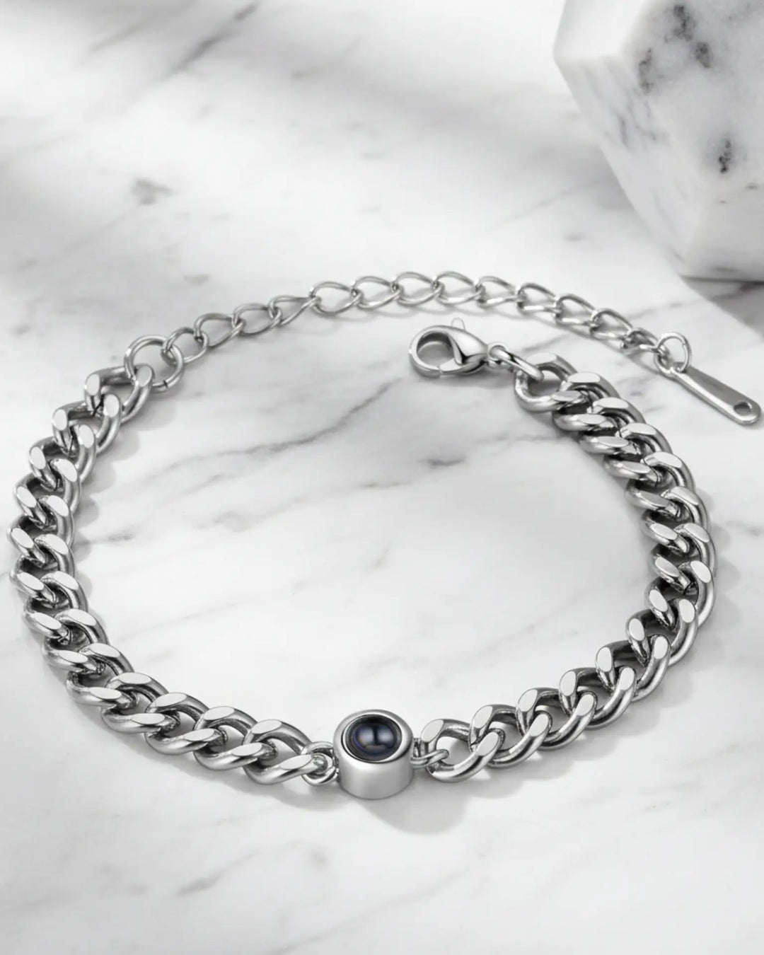 Personalised Titanium Steel Photo Projection Bracelet IfShe AU