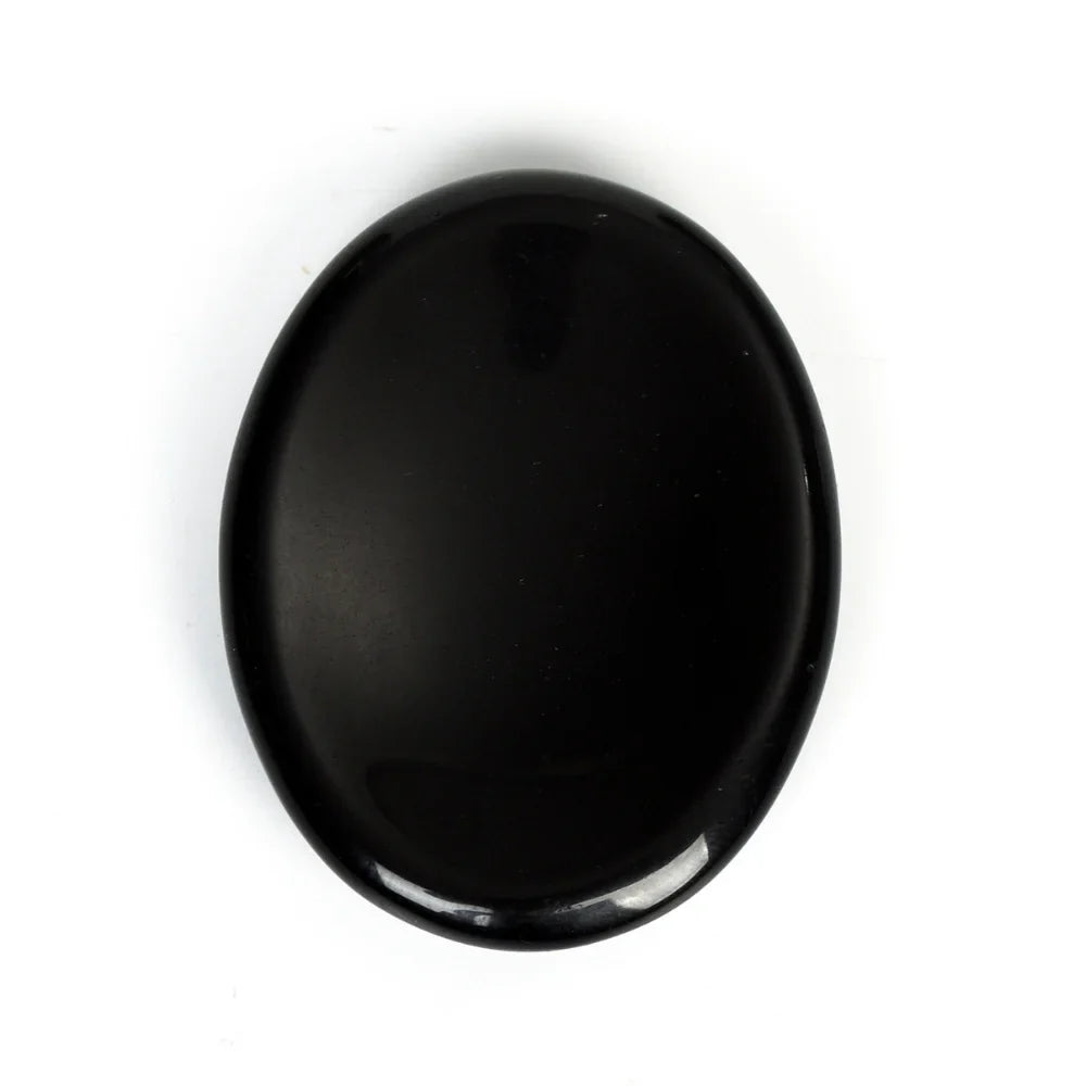 Black Obsidian Worry Stone