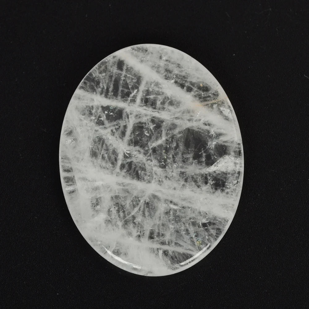 Clear Quartz Worry Stone