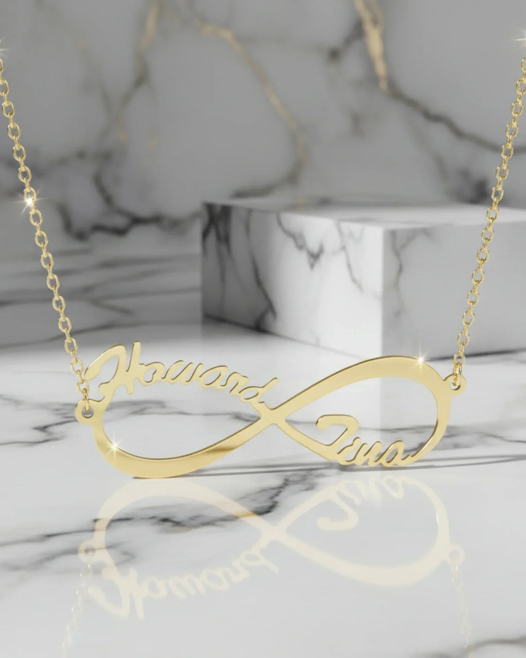 Infinity Two Names Necklace – Personalised Jewellery IfShe AU