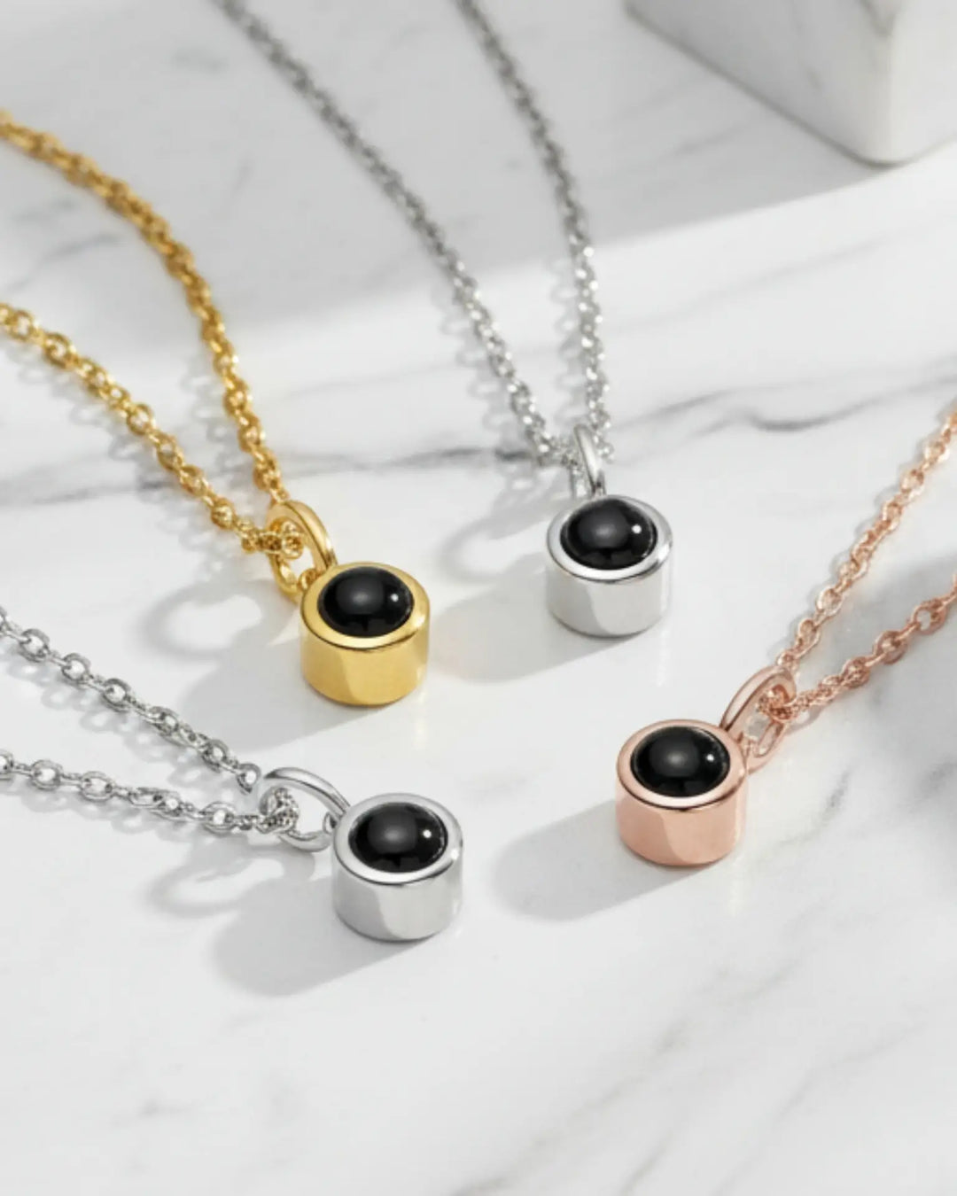 Personalised Minimalist Photo Projection Necklace IfShe AU